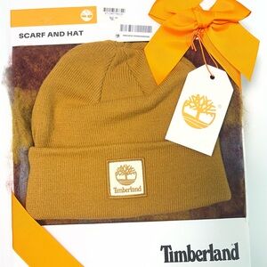 Timberland Kids' Brown Hat with Logo Patch
